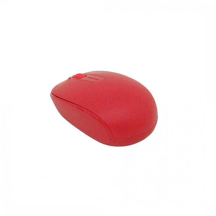Ratón inalámbrico Microsoft USB Rojo 2,4GHz con Clickbox