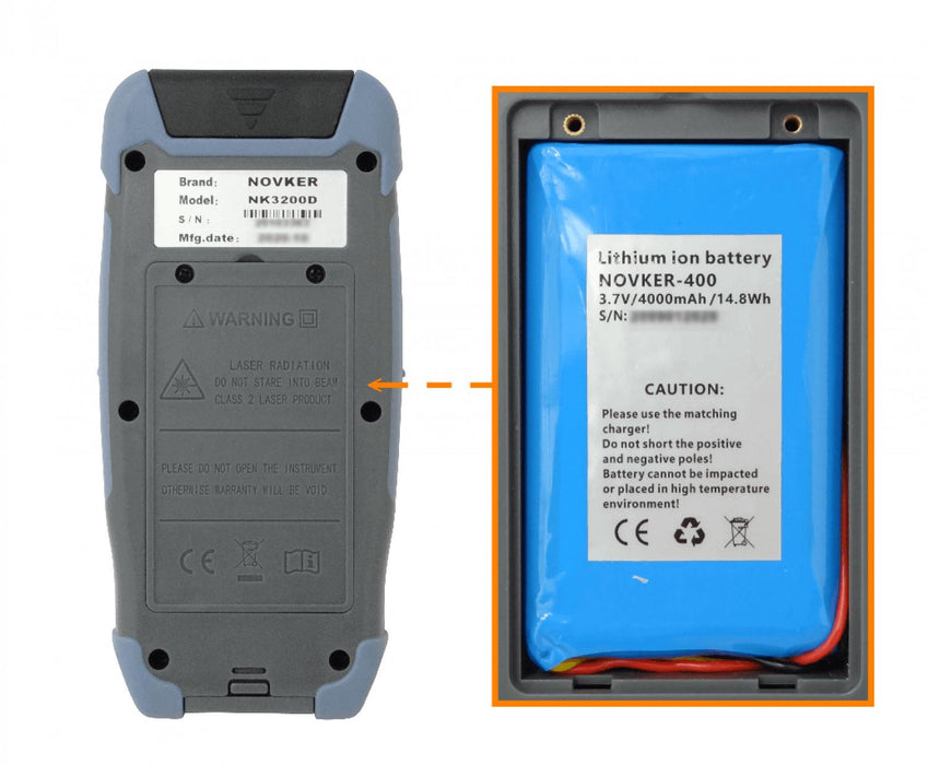 Reflectómetro SM UPC 24/22dB 1310/1550nm VFL Clickbox