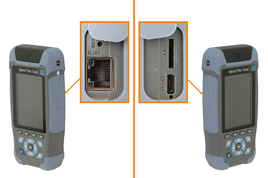 Reflectómetro SM UPC 24/22dB 1310/1550nm VFL Clickbox