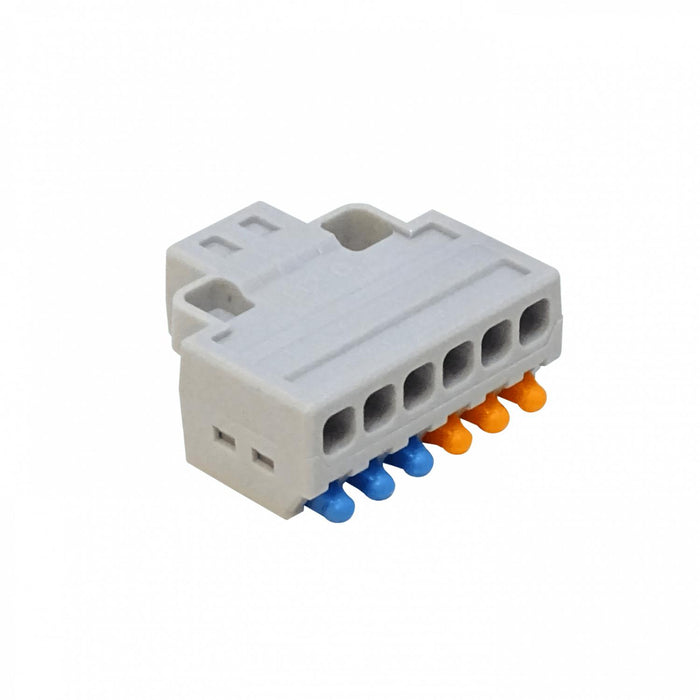 Regleta eléctrica 32A 250V 2-6 Clickbox