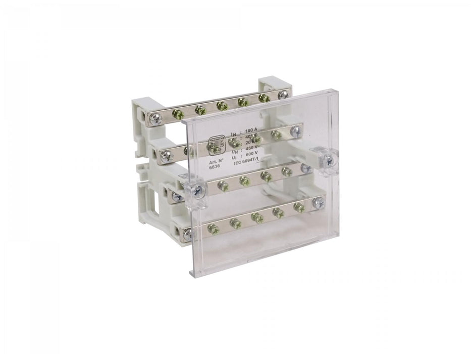 Regleta eléctrica tetrapolar 180A 40ºC Clickbox