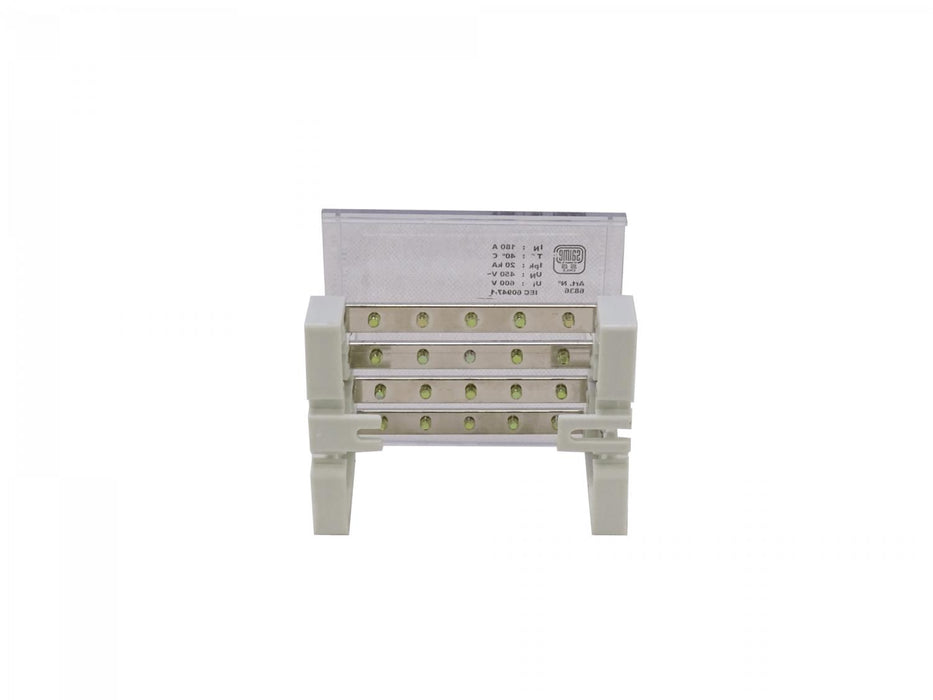 Regleta eléctrica tetrapolar 180A 40ºC Clickbox