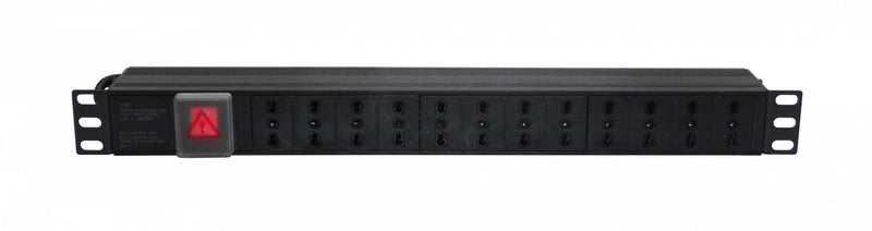Regleta PDU LINKMADE 12 Salidas Hembra 10A Rack Clickbox