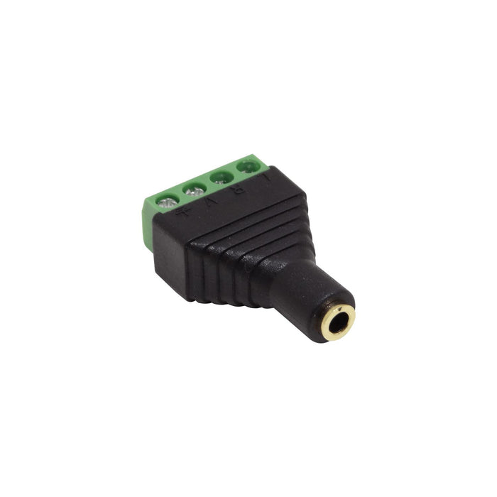 Regleta terminal de audio y video de 4 pines y Clickbox