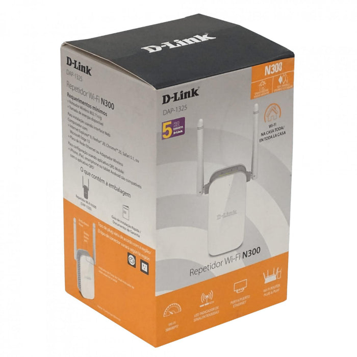 Repetidor de señal WiFi D-LINK N300 Clickbox