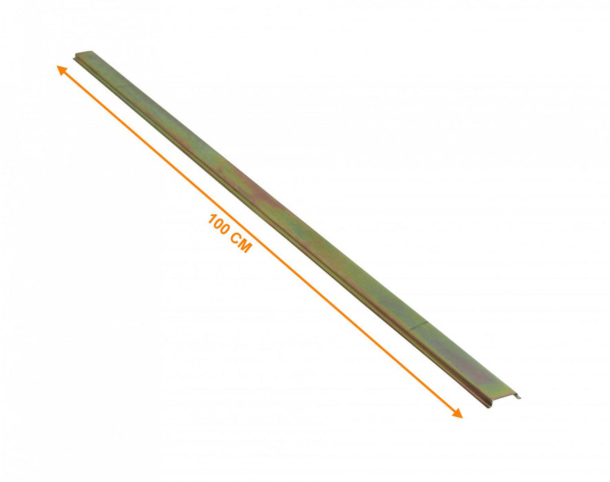 Riel DIN 35mm Simétrico Zinc 100cm para Clickbox