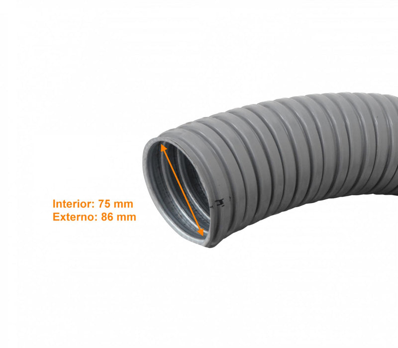 Rollo Conduit Flexible Metalico Cubierto-PVC 3 Clickbox