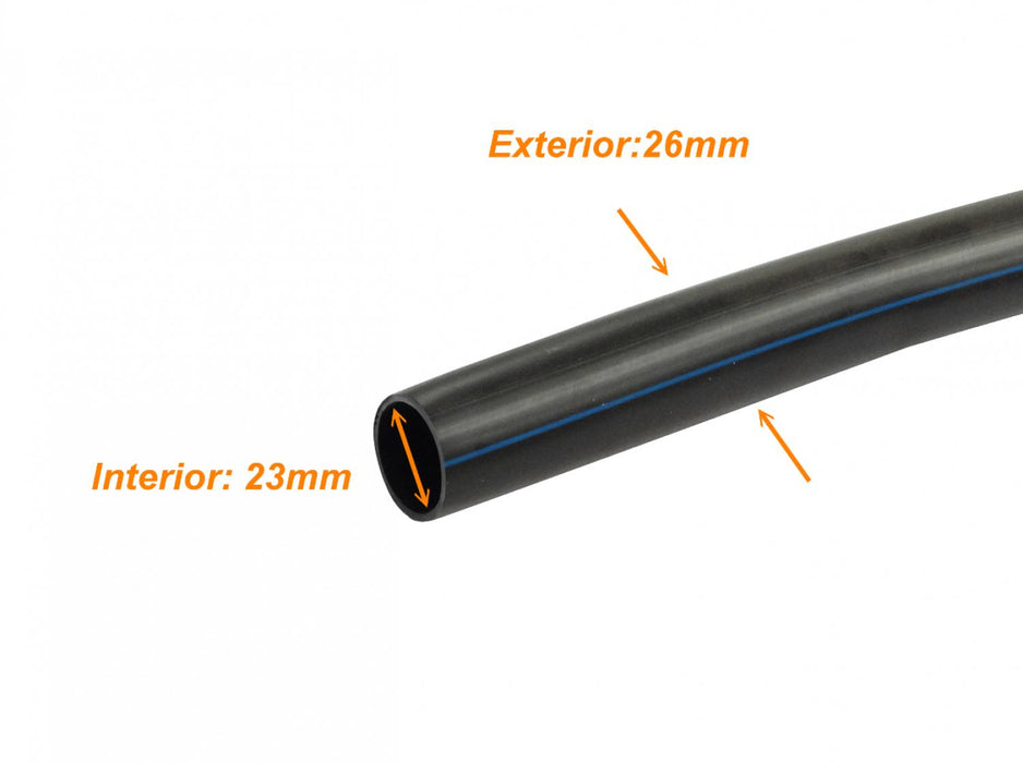 Rollo Plástico Negro 25mm x 1,5mm HDPE Reciclado Clickbox