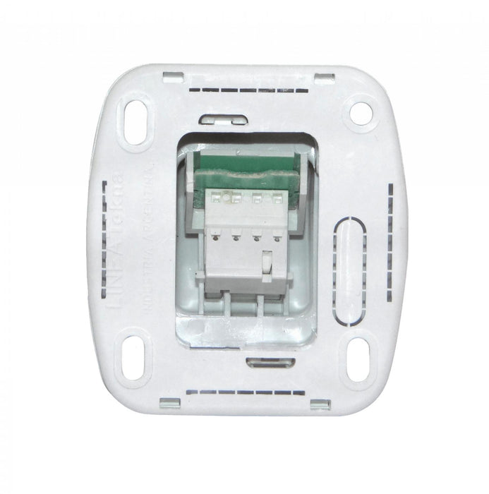 Roseta RJ11/RJ14 6P4C Tekna Blanca Clickbox