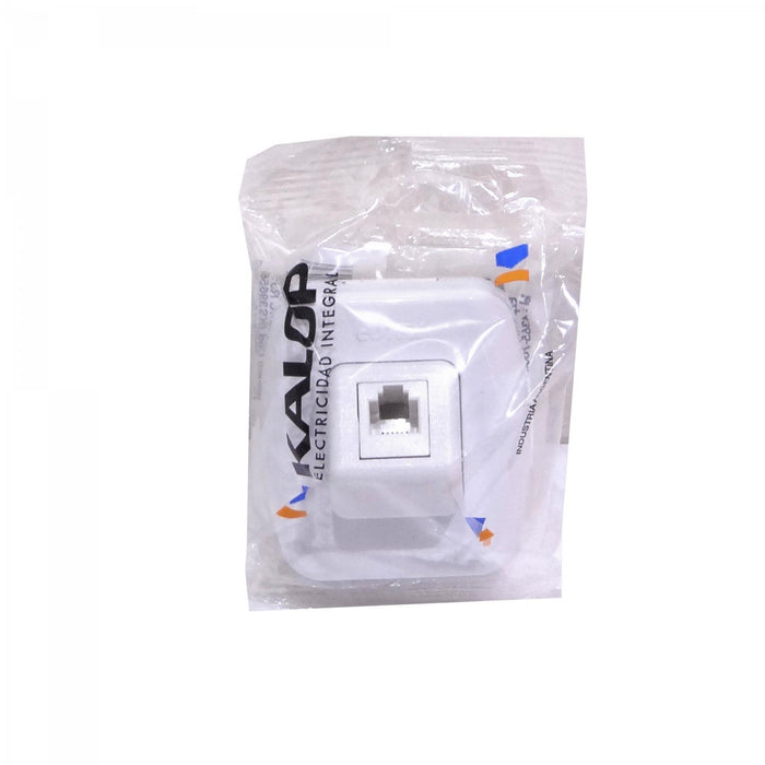 Roseta RJ11/RJ14 6P4C Tekna Blanca Clickbox