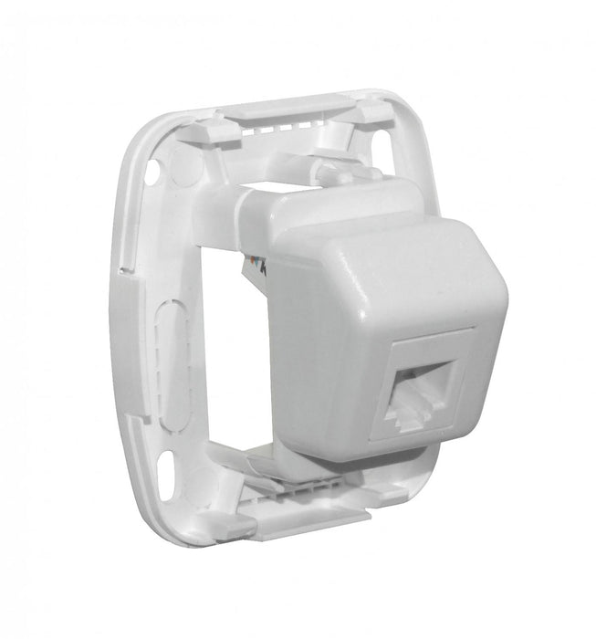 Roseta RJ11/RJ14 6P4C Tekna Blanca Clickbox
