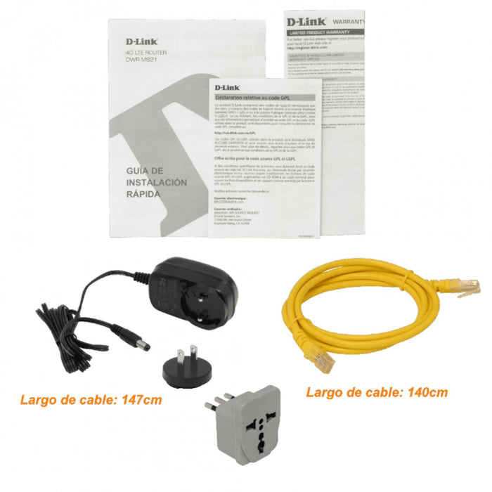 Router inalámbrico 4G/LTE-Cat4 de D-LINK Clickbox