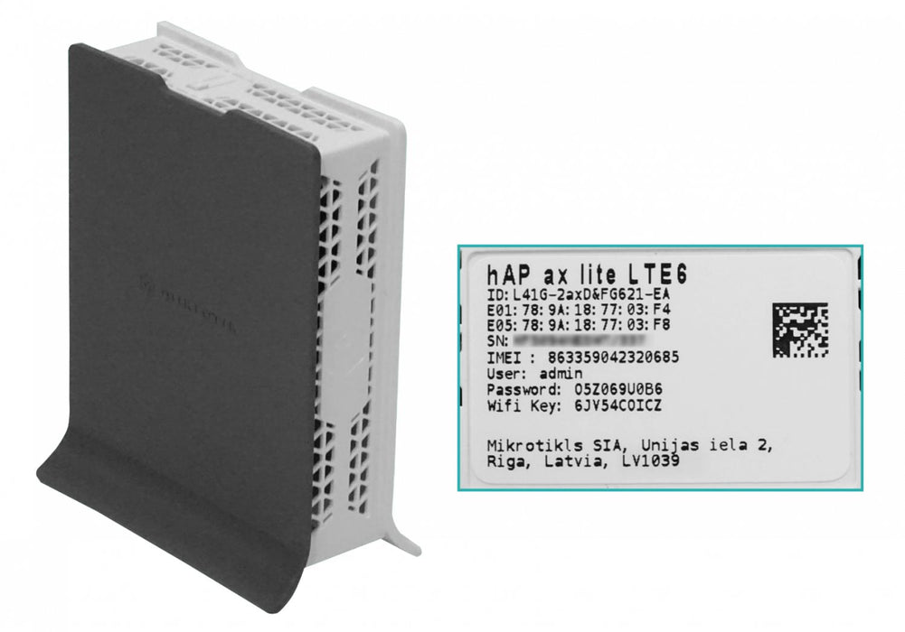 Router Inalámbrico LTE6 con WiFi6 2,4GHz Clickbox