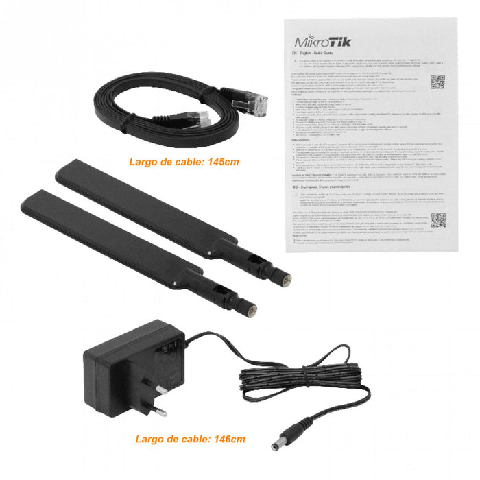 Router inalámbrico MIKROTIK 5G 5-1000 1-Sim 1-USB Clickbox