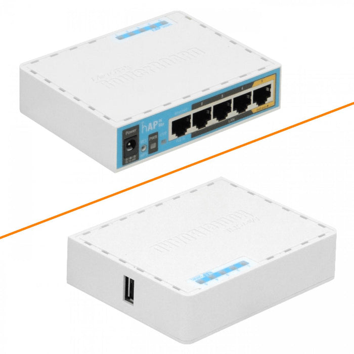 Router inalámbrico MIKROTIK AC750 2,4GHz/5GHz USB Clickbox