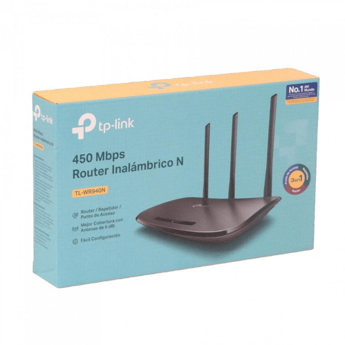 Router inalámbrico TP-LINK 2,4GHz 450Mbps 3 Clickbox