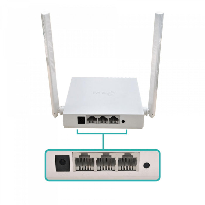 Router inalámbrico TP-LINK con 2 LAN, 300mbps, 2 Clickbox
