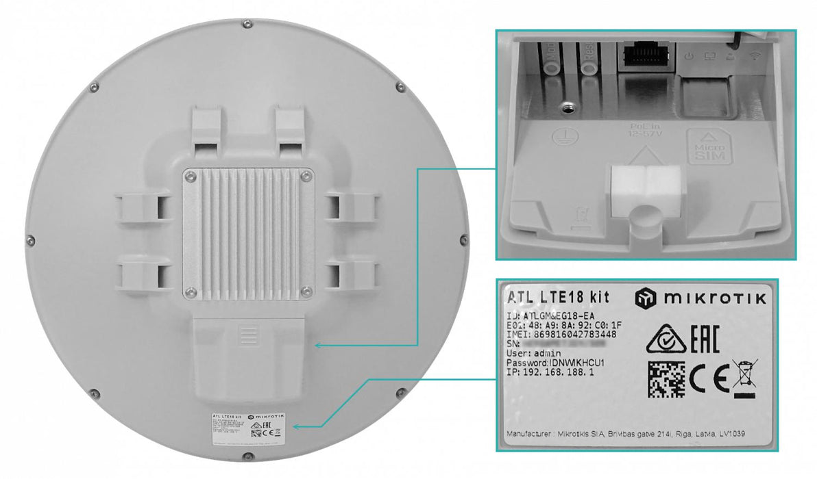 Router LTE CAT18 Mikrotik 6 Antenas 9 Bandas Clickbox