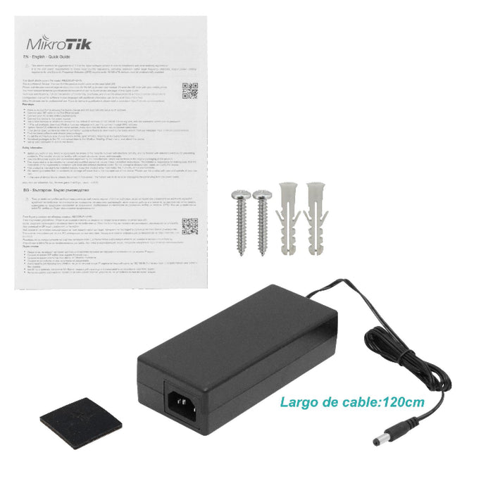 Router Mikrotik 7 Puertos PoE 1 SFP+10G USB L5 Clickbox