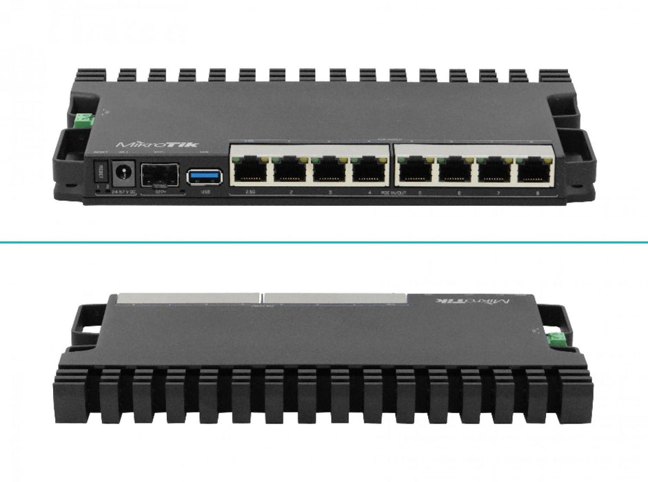 Router Mikrotik 7 Puertos PoE 1 SFP+10G USB L5 Clickbox
