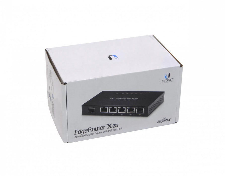 Router Ubiquiti con 1 puerto SFP y capacidad PoE Clickbox