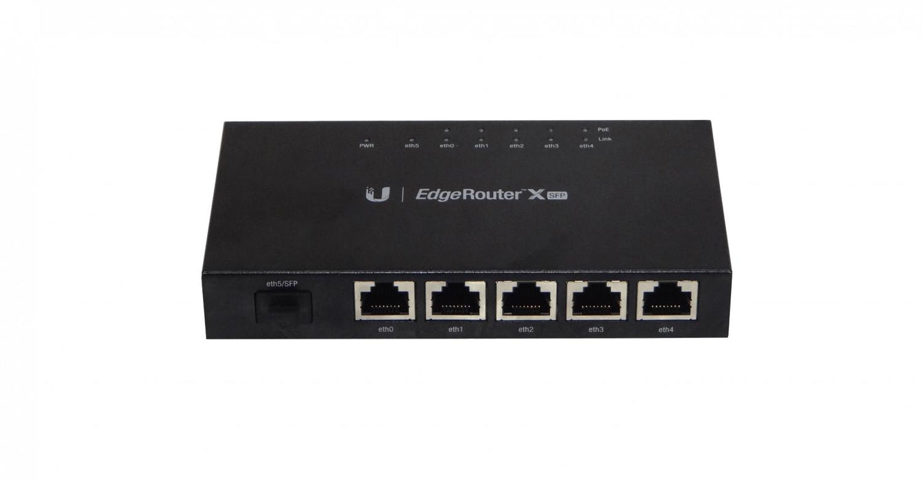 Router Ubiquiti con 1 puerto SFP y capacidad PoE Clickbox