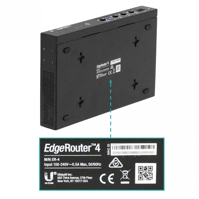 Router UBIQUITI 3-1000 con 1 SFP y 1 USB, Clickbox