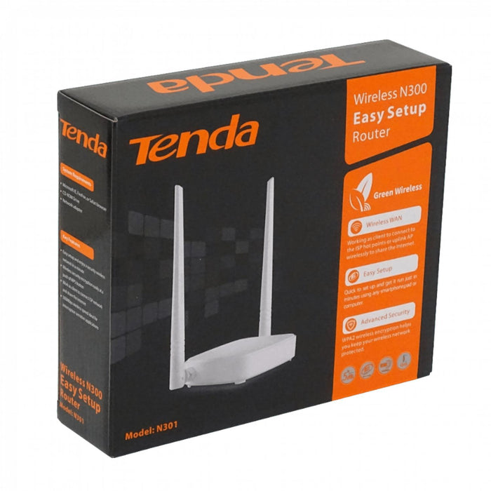 Router WiFi 2,4GHz-300mbps con 3 puertos LAN y 1 Clickbox