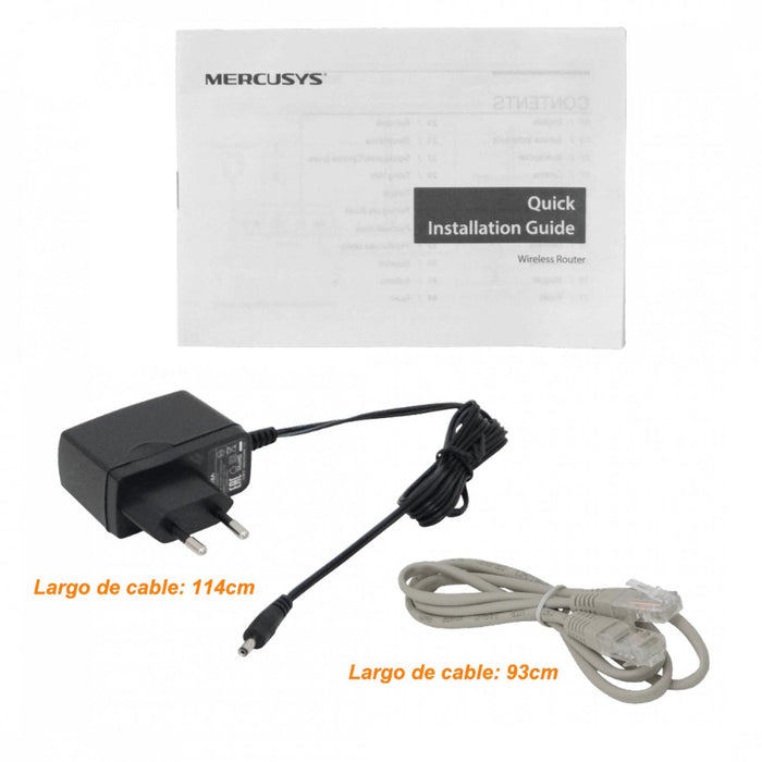 Router WiFi de 300mbps con 3 antenas fijas de Clickbox
