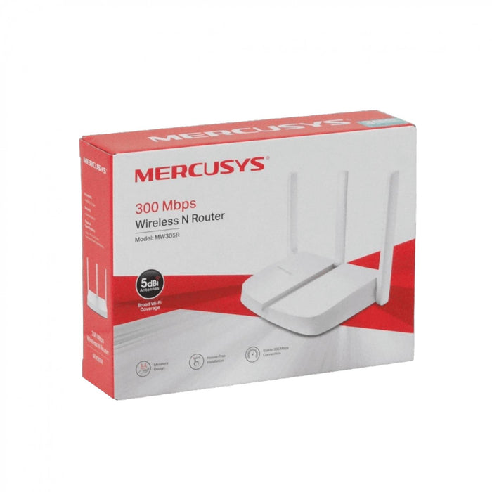 Router WiFi de 300mbps con 3 antenas fijas de Clickbox