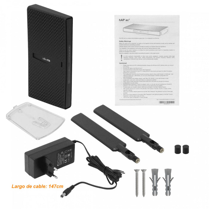 Router WiFi AC1200 con antenas externas Clickbox
