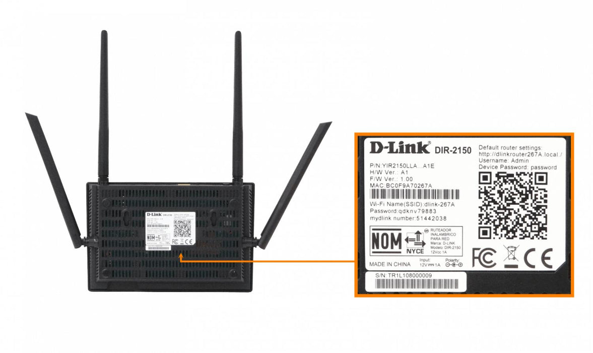 Router WiFi D-LINK AC2100 de Alto Clickbox