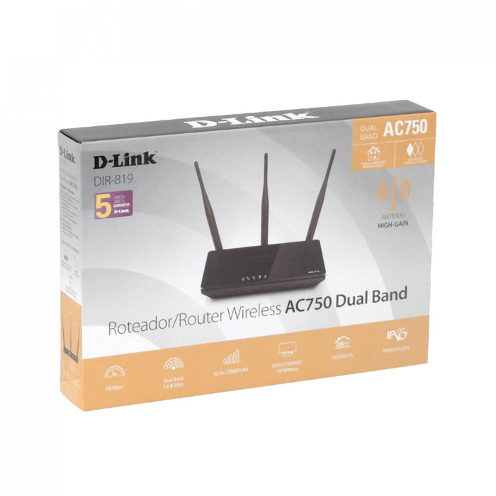 Router WiFi D-LINK AC750 de doble banda Clickbox