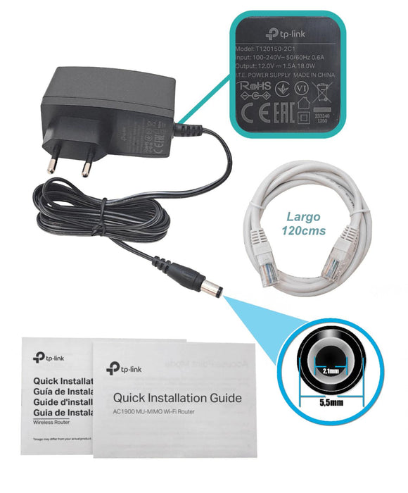Router WiFi TP-LINK AC1900 de doble banda Clickbox