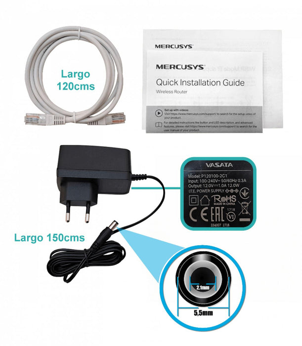 Router WiFi6 de alta velocidad y Clickbox