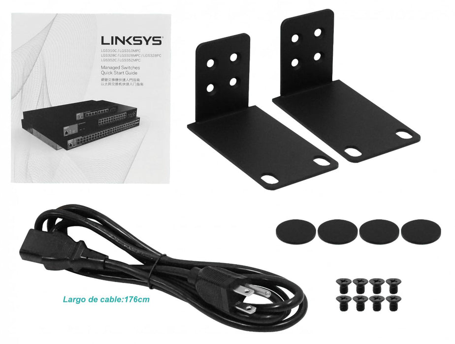 Switch administrable LINKSYS 24-1000 4-SFP+10G 28 Clickbox