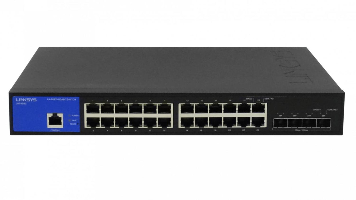 Switch administrable LINKSYS 24-1000 4-SFP+10G 28 Clickbox