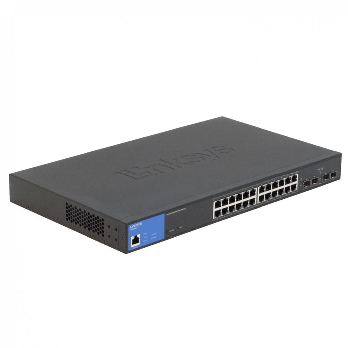 Switch administrable LINKSYS 24-1000-PoE+ 4-SFP Clickbox