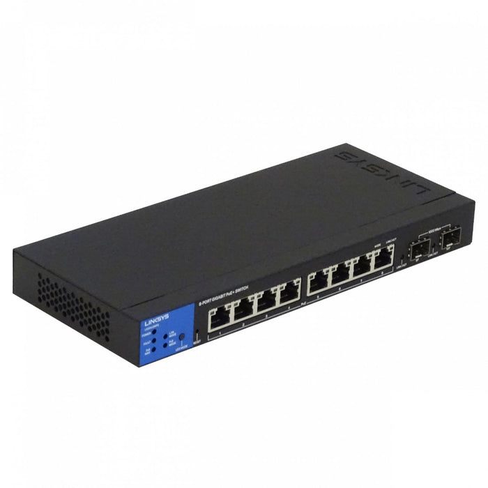 Switch administrable LINKSYS 8-1000-PoE+ 2-SFP Clickbox