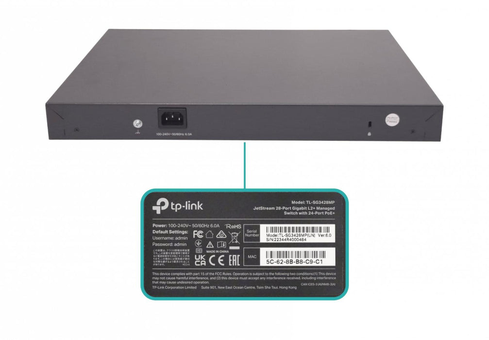 Switch administrable TP-LINK RS232 22-1000 Clickbox