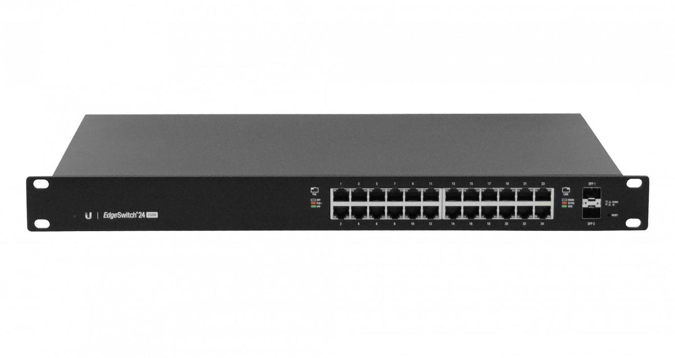 Switch administrable UBIQUITI 200W con 24 puertos Clickbox