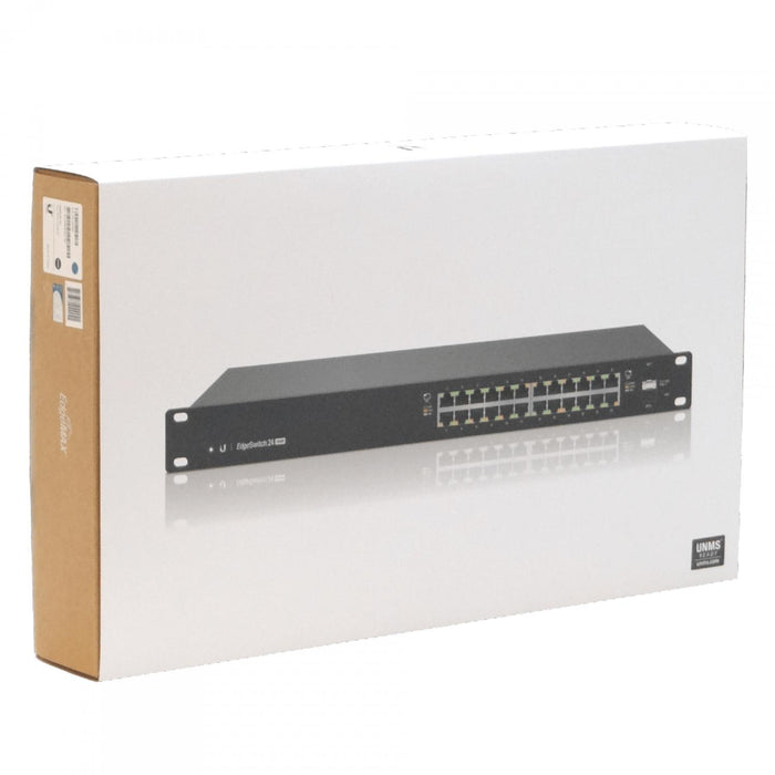 Switch administrable UBIQUITI 200W con 24 puertos Clickbox