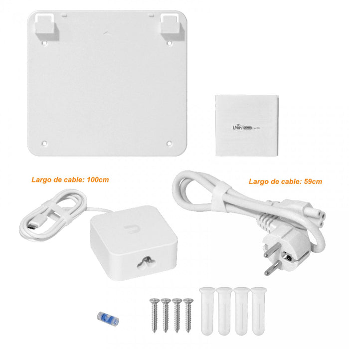 Switch compacto Unifi 4-10G con PoE de 1-1000, Clickbox