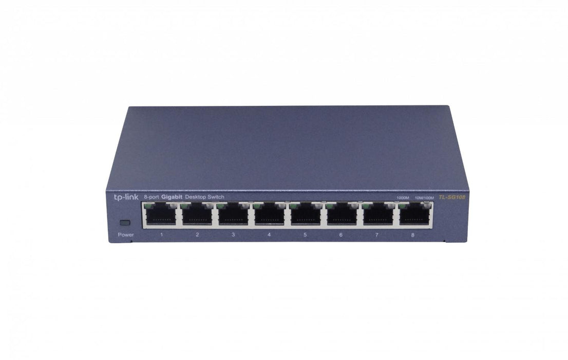 Switch Gigabit Ethernet Metálico 8 Puertos Clickbox
