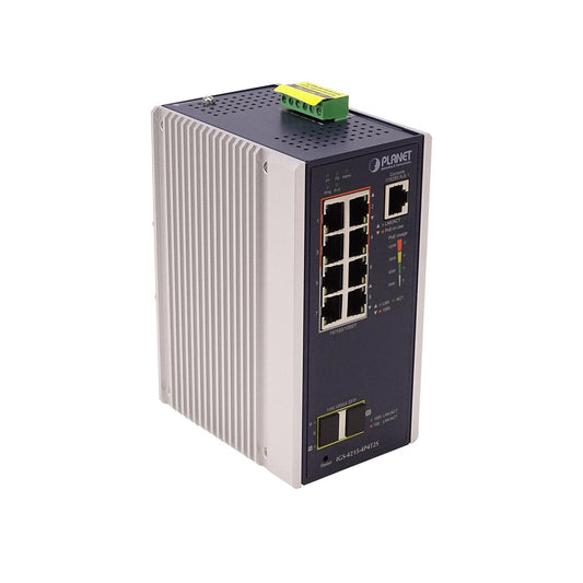 Switch Industrial PoE PLANET 8-1000(4PoE-at) Clickbox