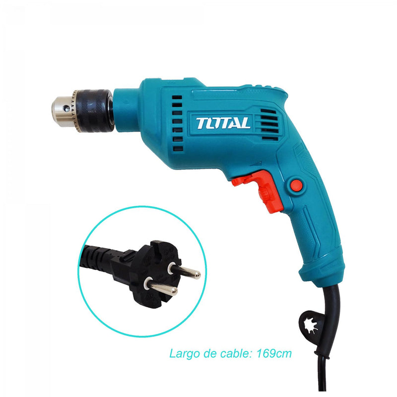 Taladro de impacto TOTAL 680W 240VAC 3000RPM Clickbox