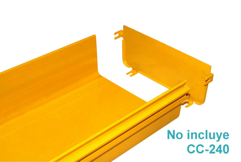 Tapa Final 240x100mm PC+ABS LSZH Clickbox