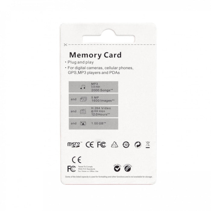 Tarjeta de memoria MicroSD-HC Class 4 de Clickbox