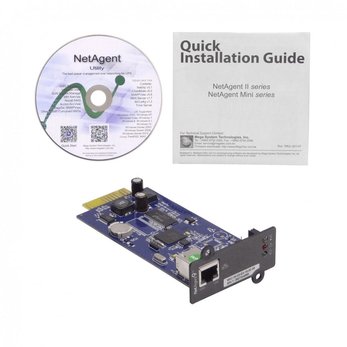 Tarjeta Monitoreo Remoto LAN IP para UPS Clickbox