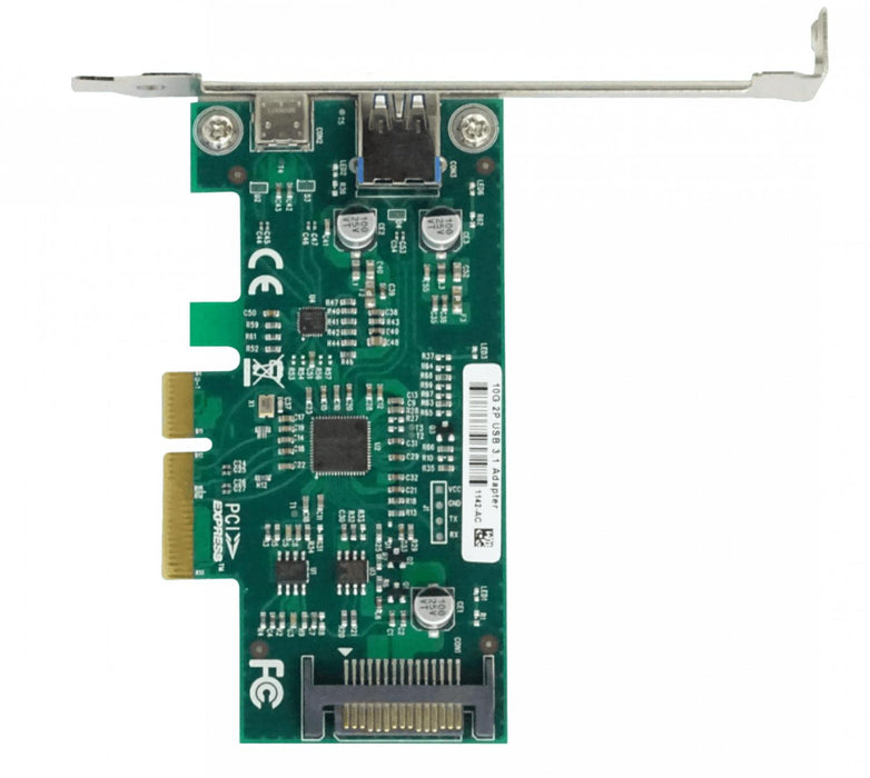 Tarjeta PCIExpress con 2 puertos USB 3.1 Clickbox